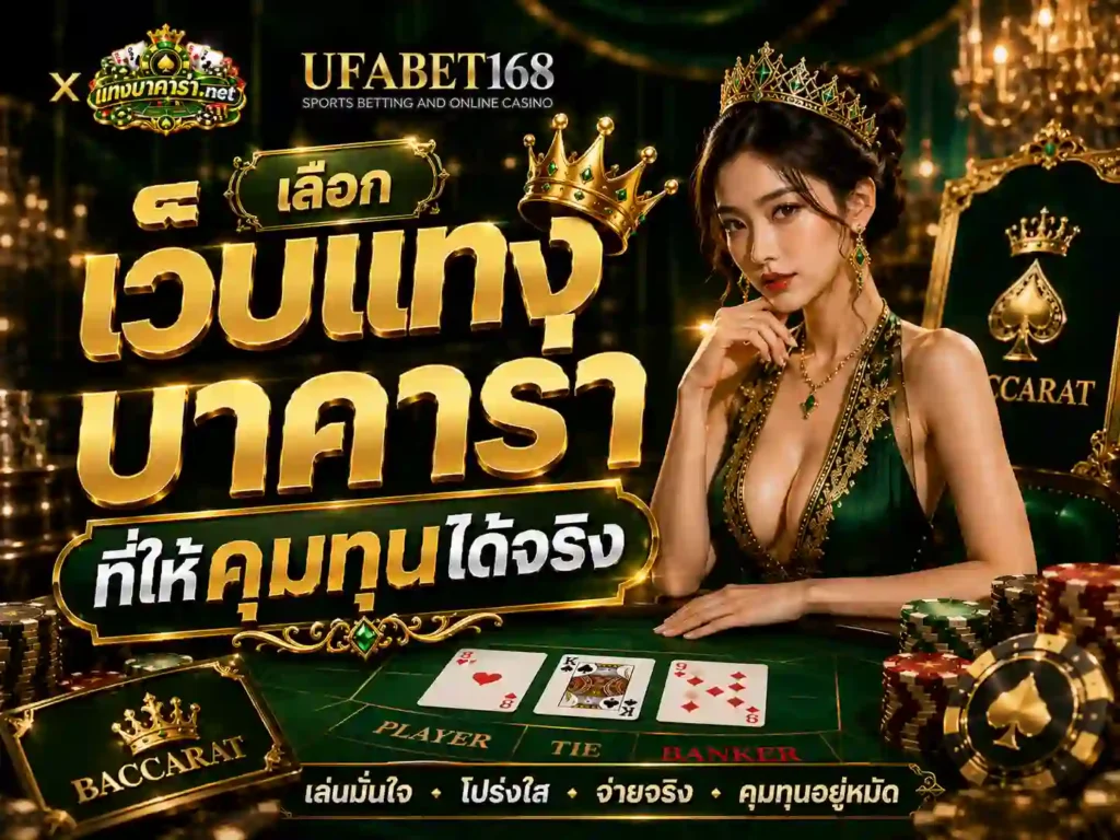 เลือก เว็บแทงบาคาร่า ที่ให้คุมทุนได้จริง
