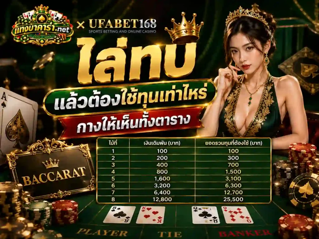 ไล่ทบ แล้วต้องใช้ทุนเท่าไหร่ กางให้เห็นทั้งตาราง